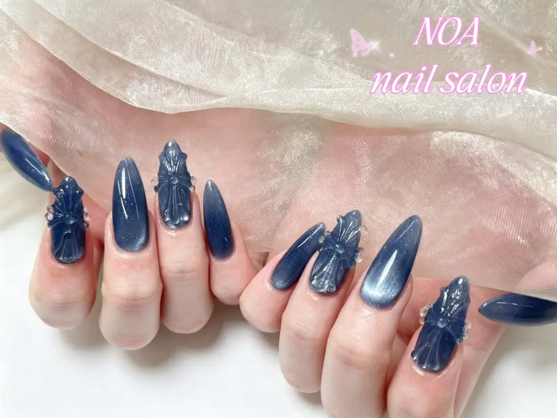 ロング ハンドネイル Noa Nail みつきのネイルデザイン