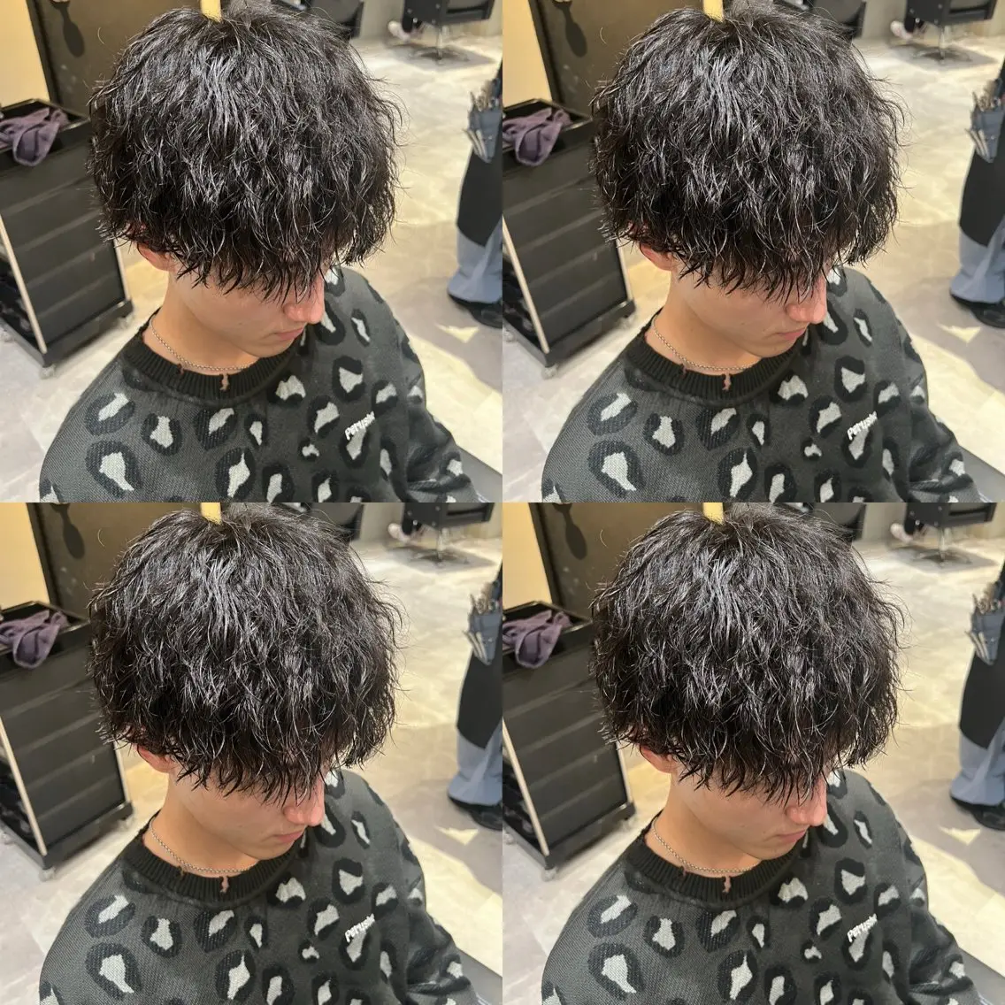 【ミニモ限定価格！】🔥メンズカット➕波巻きorツイスパ➕トリートメント🔥【波巻きパーマ、ツイストスパイラルパーマ】の写真