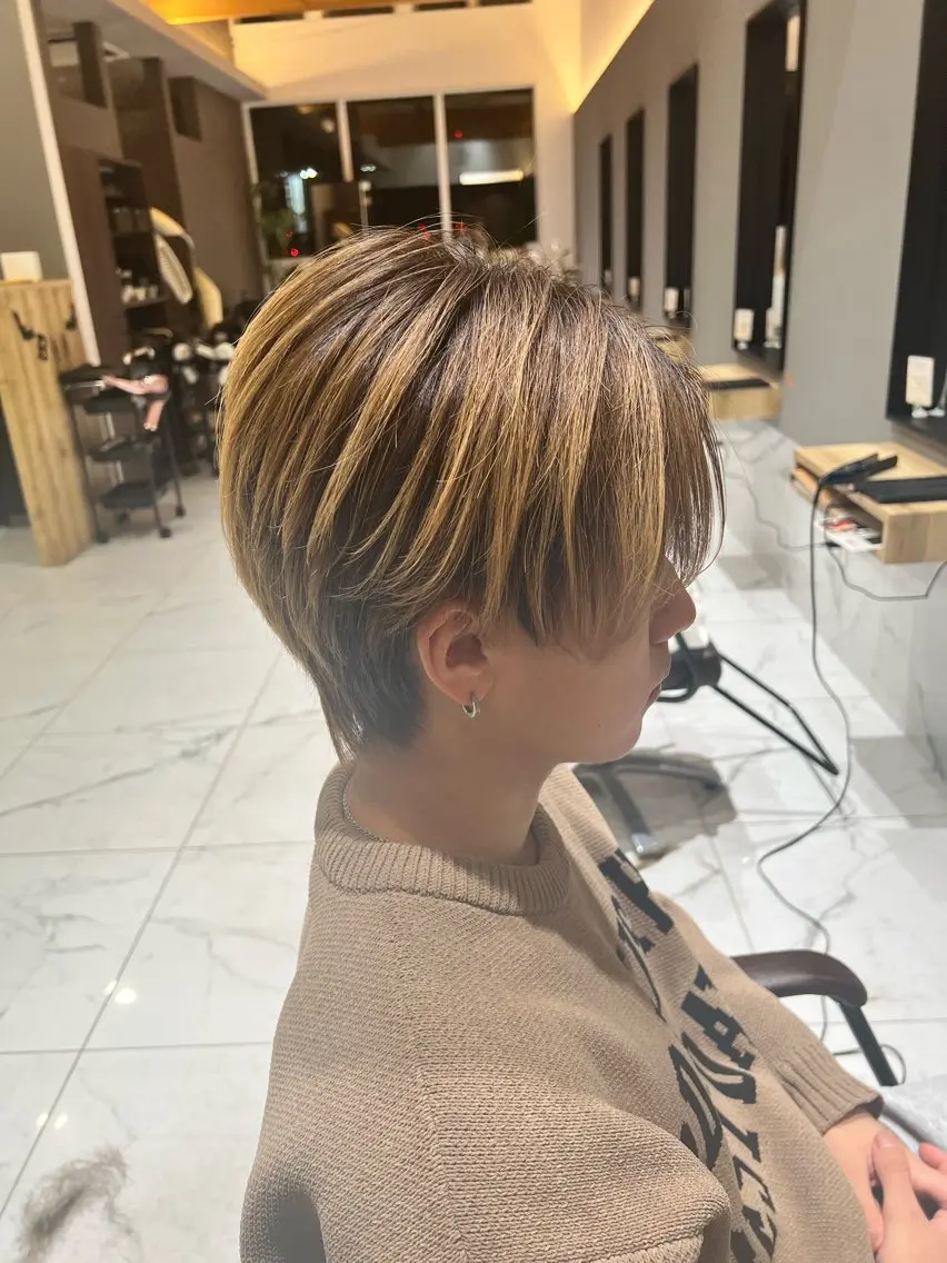 カラー メンズ カット ヘアカラー ルクール喜多町店 コムロのヘアスタイル