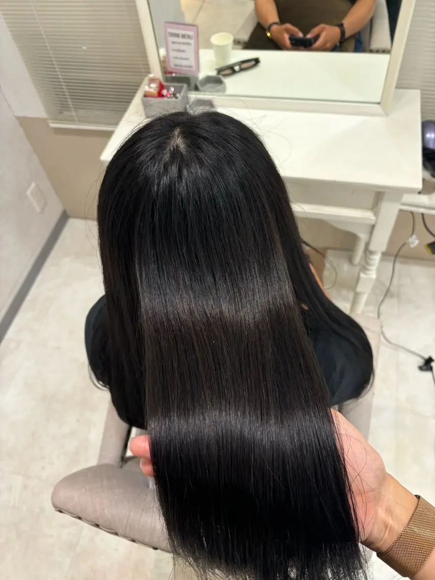 ロング カラー 巻ける縮毛矯正 Sachi🐰のヘアスタイル