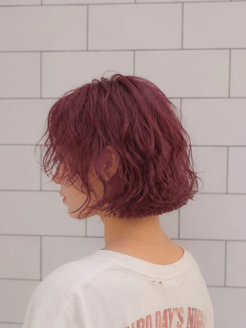 「日曜日 18時30​〜​限定🔥」カット＋パーマ(メンズも🙆‍♀️、ブリーチ、ストパー❌の写真