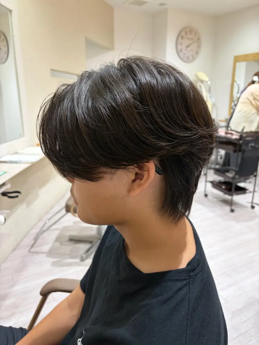パーマ メンズ メンズパーマ ニュアンスパーマ カット 泰中 玲音のヘアスタイル