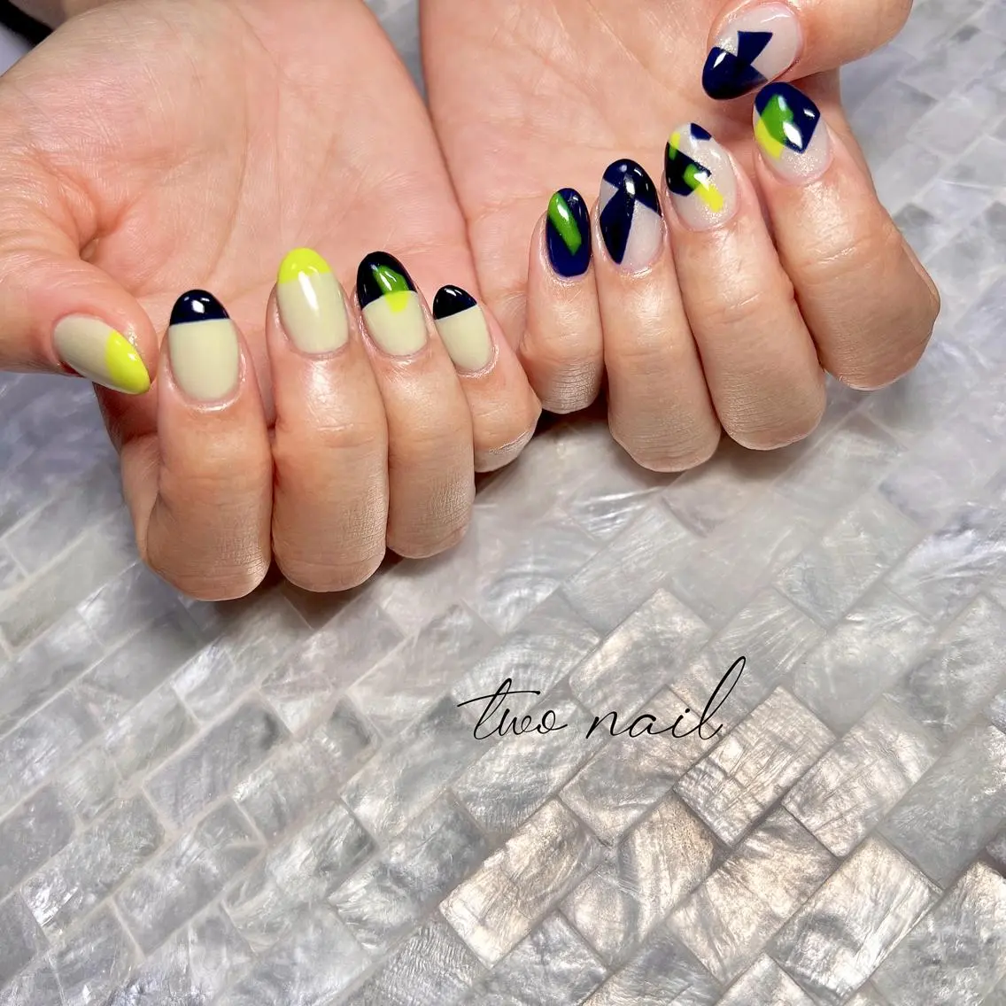 ネイル アートネイル フットネイル ハート ニュアンスネイル オフィスネイル two nailのネイルデザイン