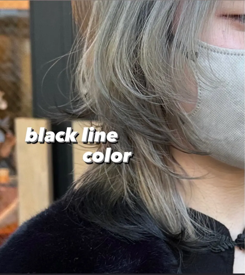 ミディアム カラー ミディアムパーマ ベージュカラー ブリーチ デザインカラー イヤリングカラー ✂︎岡根 京花✂︎のヘアスタイル