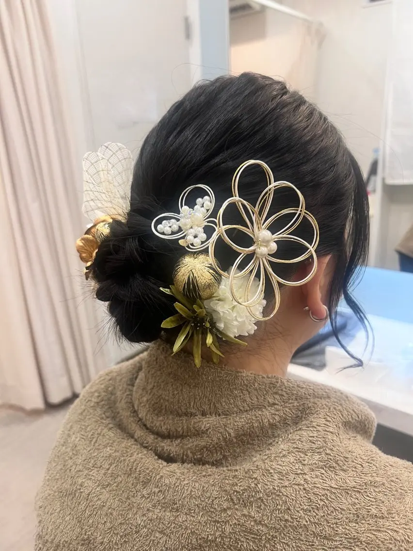 セミロング ヘアセット Bijou+ こしかわ えみのマツエク・マツパデザイン