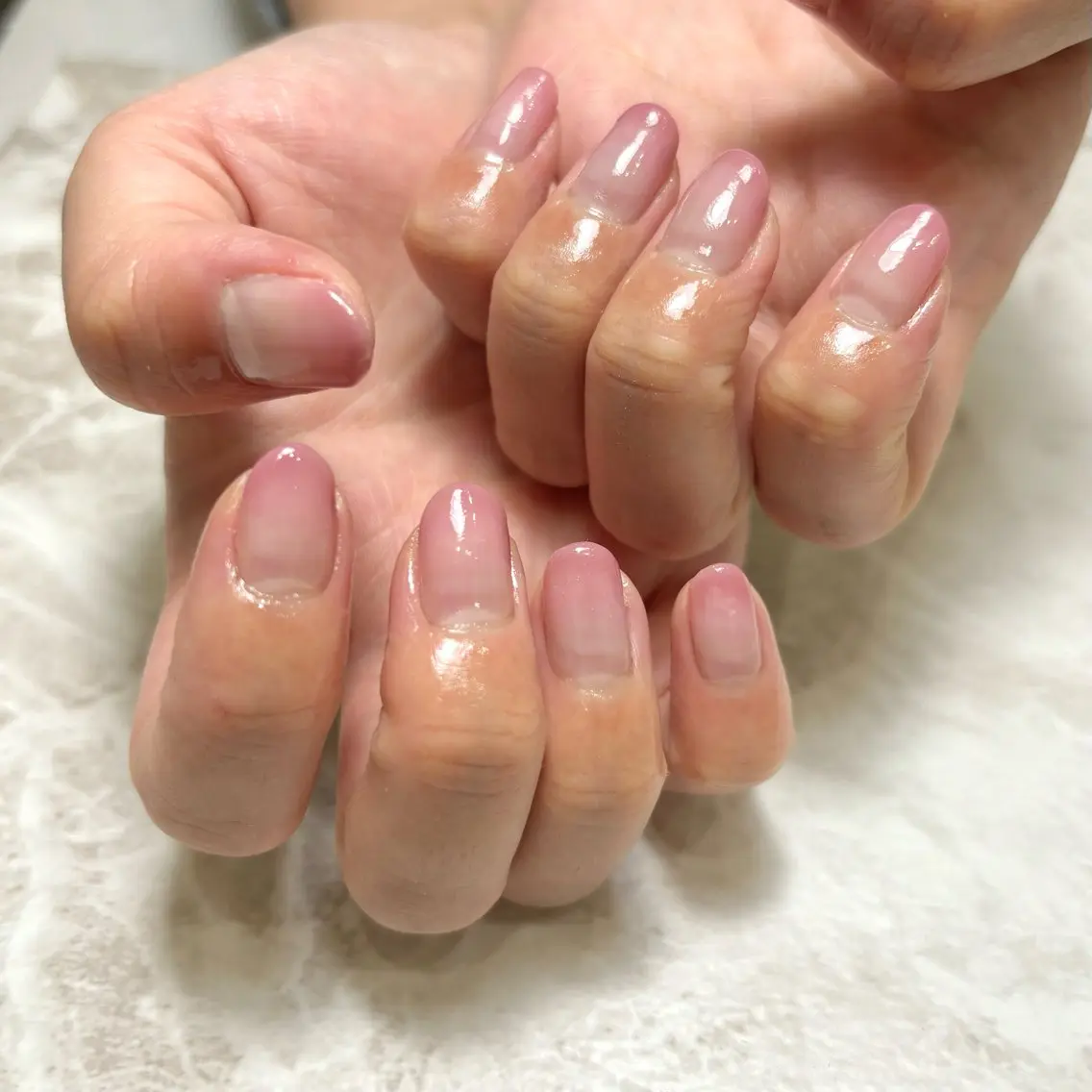 ネイル グラデーション シンプルネイル PINO 安田のネイルデザイン