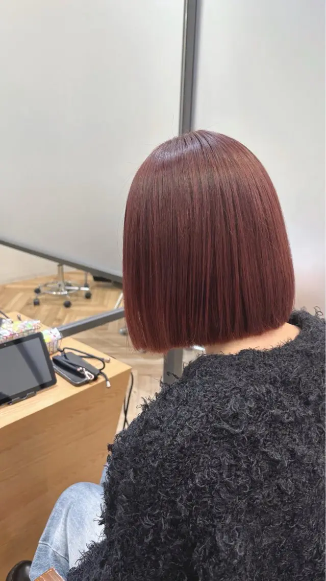 ショート カラー ブリーチ ブリーチなしカラー カット ヘアカラー トリートメント 🫧髪質改善🫧 神田紗来のヘアスタイル