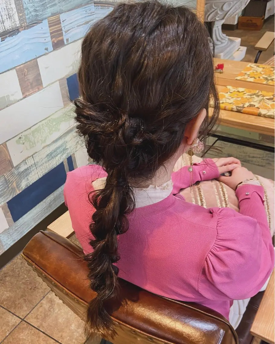 ヘアアレンジ 🎀ブリーチなし カラーyui🎀のヘアスタイル