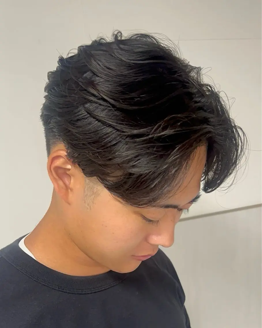 メンズ フェザーパーマ メンズパーマ ❤️‍🔥Ai/メン ズカット❤️‍🔥のヘアスタイル