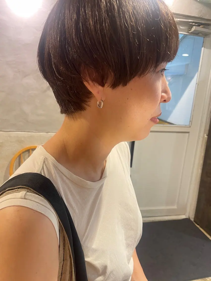 ショート カラー カット ヘアカラー トリートメント ayane⭐️ボブ・ ショート・パーマのヘアスタイル