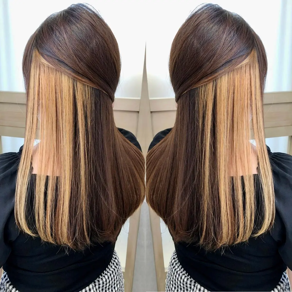 ロング カラー 天野 涼のヘアスタイル