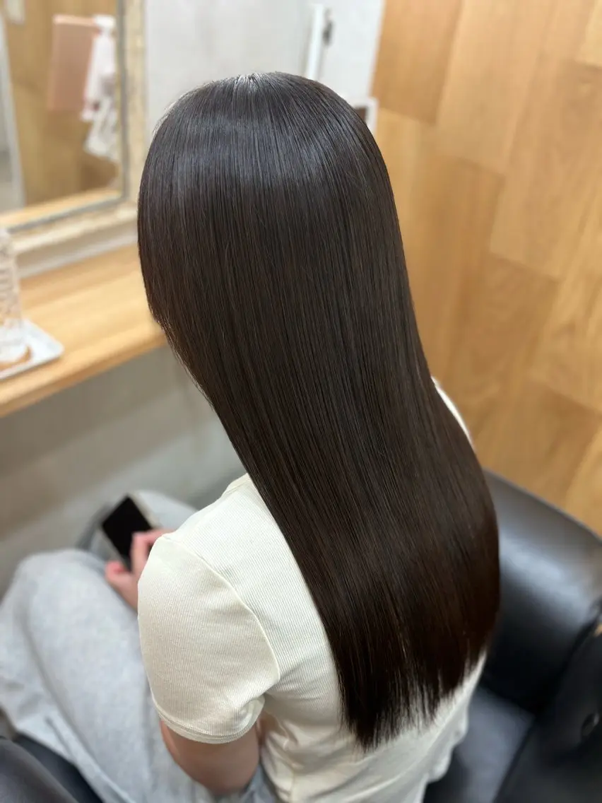 ロング カット トリートメント 白鳥 正孝のヘアスタイル