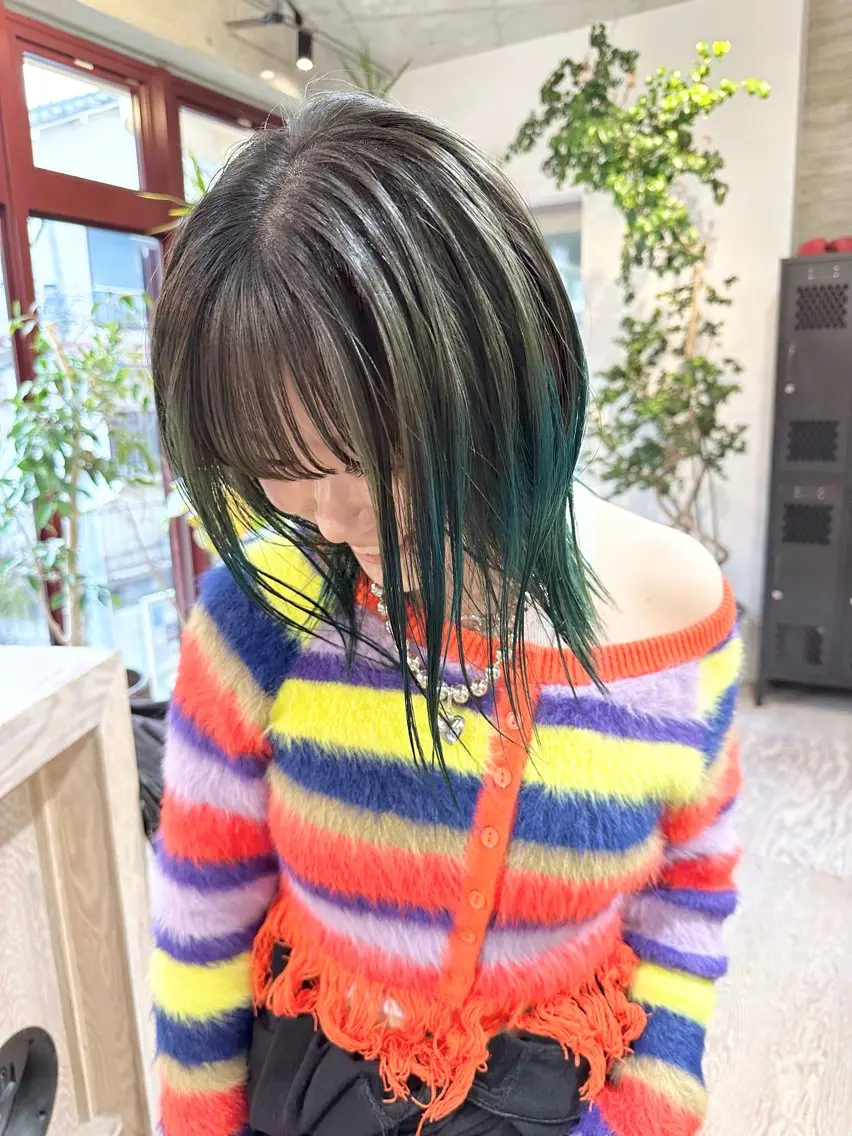 ショート カラー ヘアカラー トリートメント ヘッドスパ ヘアセット kai .のヘアスタイル