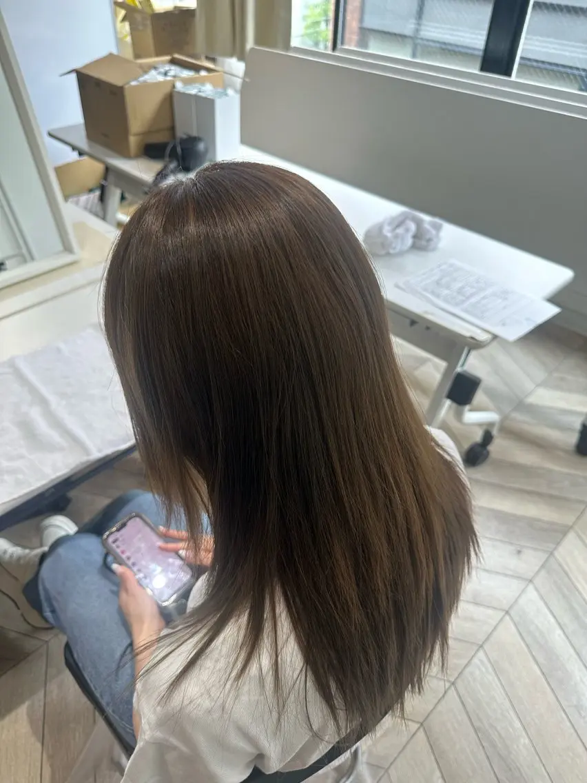 ロング 藤波 颯人のヘアスタイル