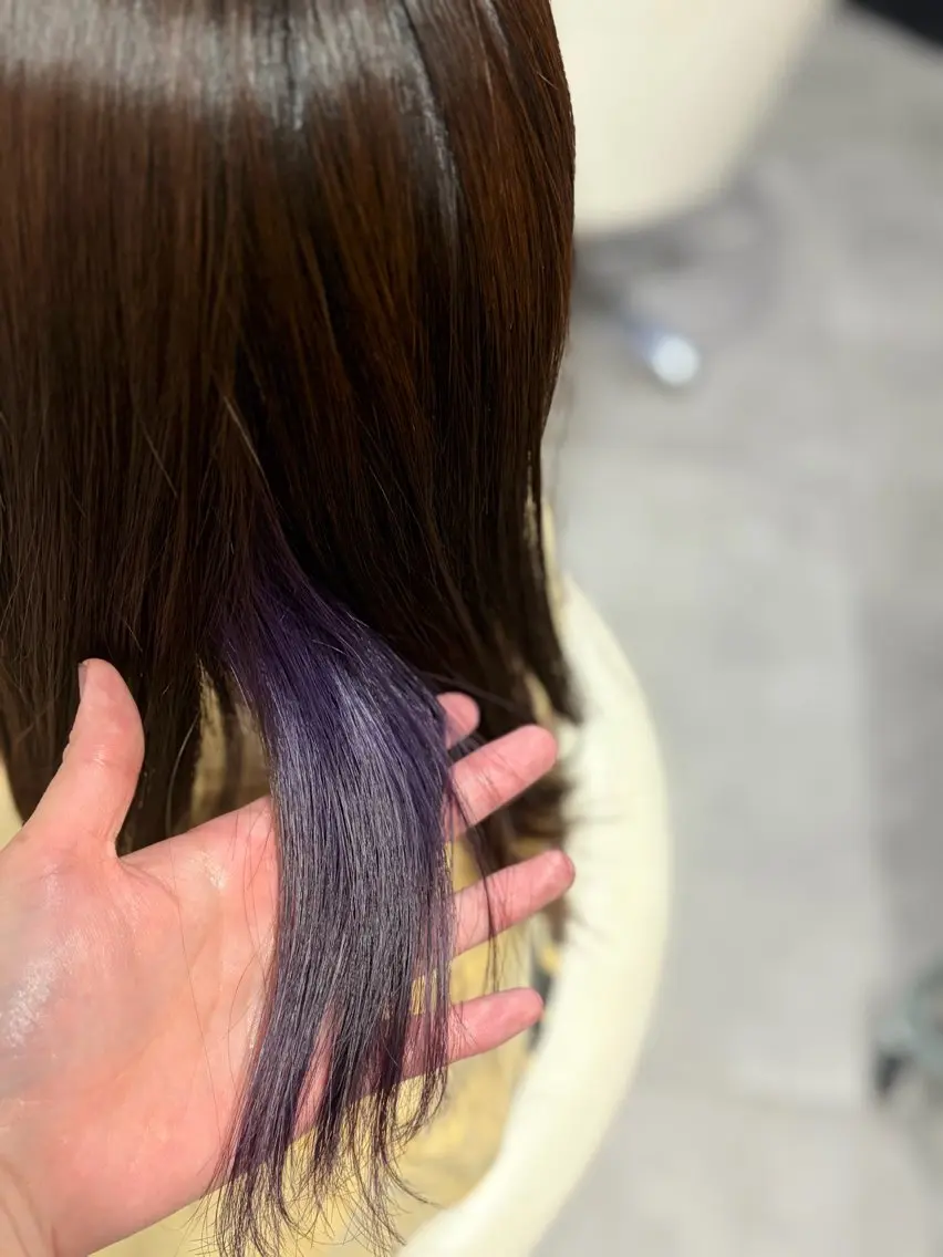 カラー ヘアカラー ストレート/カラー 特化雪本☃️のヘアスタイル