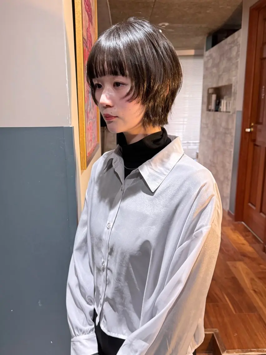 ショート カラー 似合わせカット カット トリートメント mai / linoah˚✧のヘアスタイル