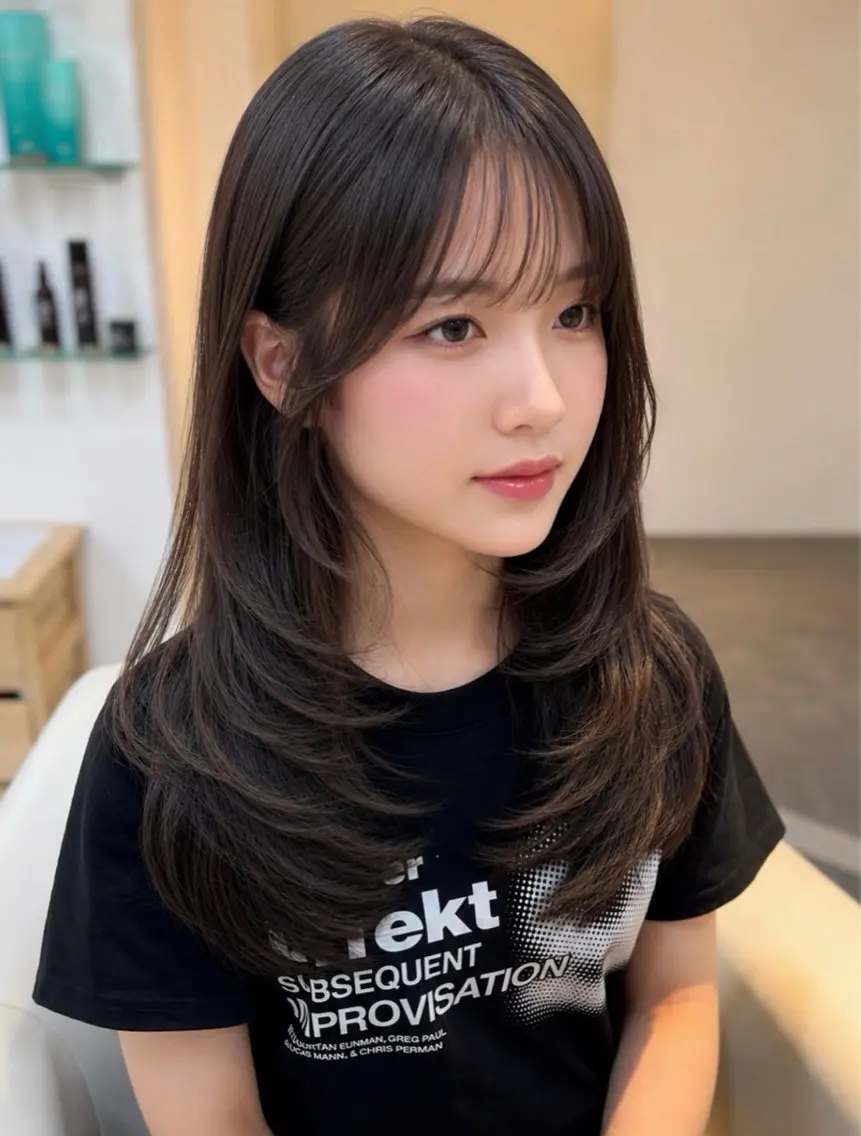 ミディアム 林 唯翔のヘアスタイル
