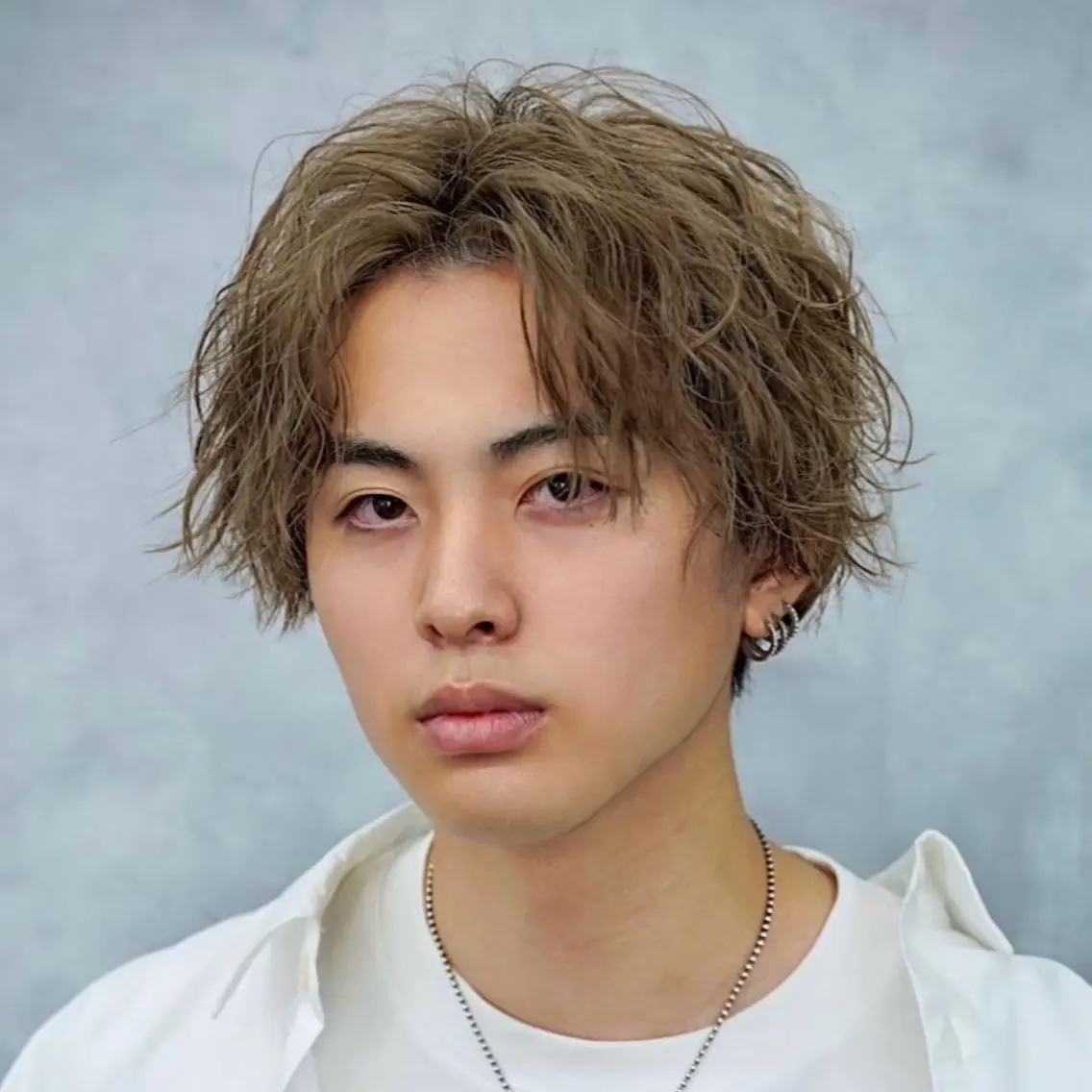 ショート パーマ ヘアアレンジ メンズ キッズ メンズパーマ カット パーマ メンズカット/パーマ 山崎航平💈のヘアスタイル