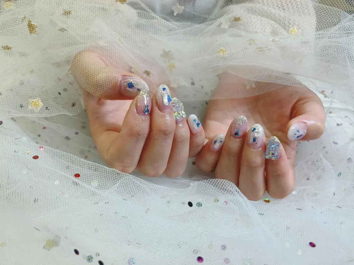 ネイル 🦋ネイルサロン ブラン🌈ゆりのネイルデザイン