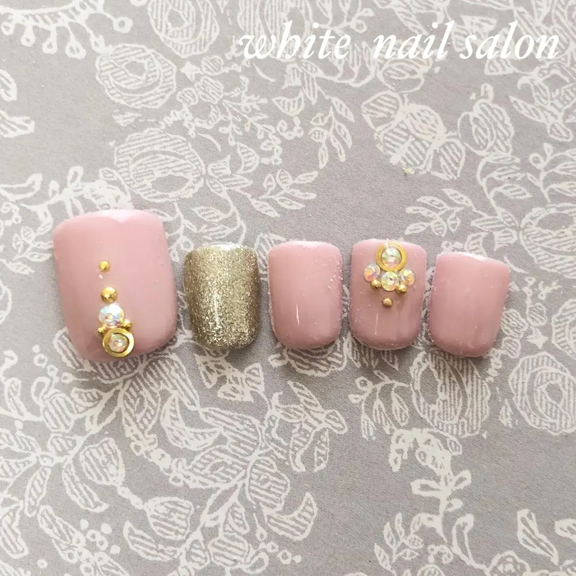 ネイル アートネイル フットネイル フレンチネイル ジェルネイル オフィスネイル white nail salonのネイルデザイン