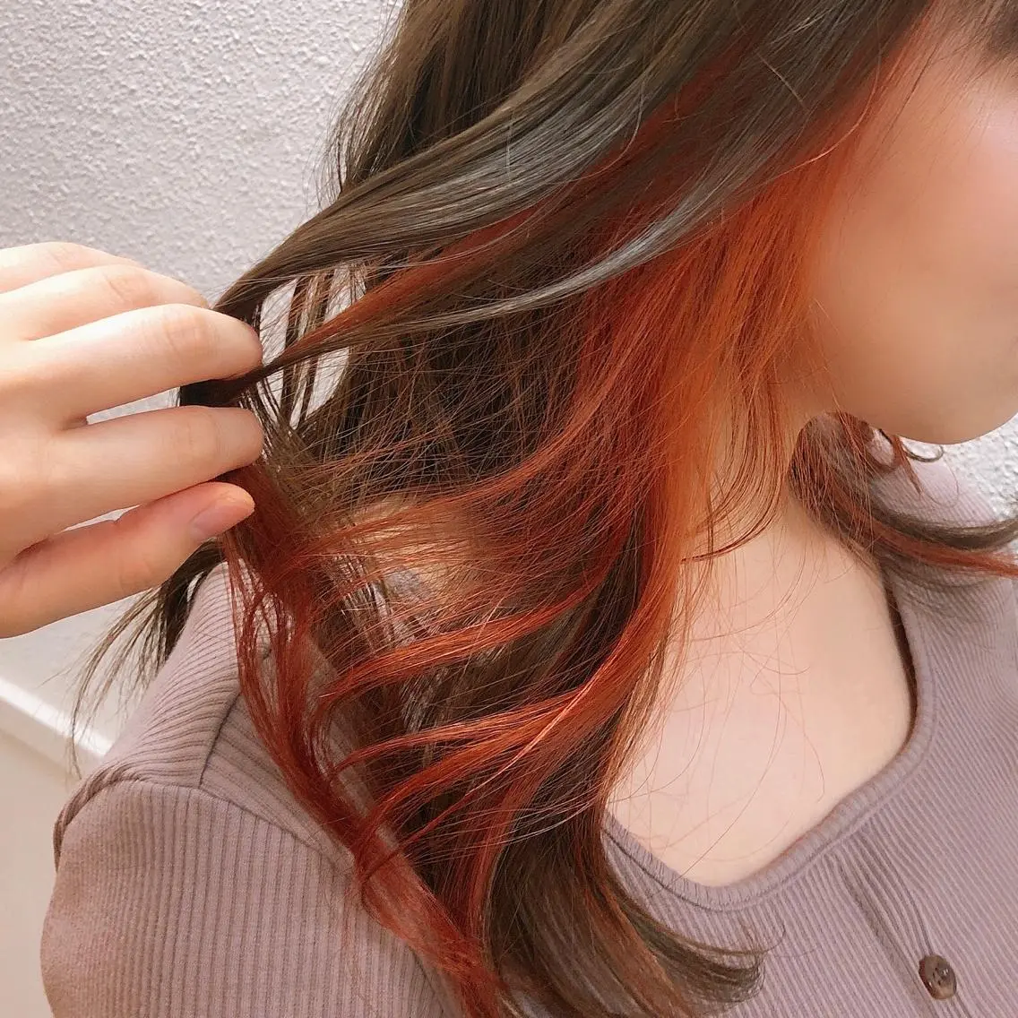 セミロング カラー マンツーマンサロン 🤍Tanakaのヘアスタイル