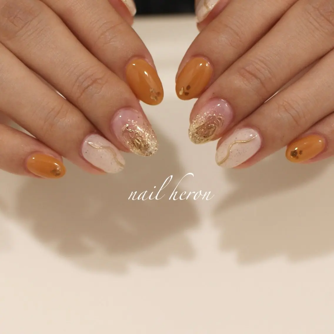 ネイル ハンドネイル saki_ nail heronのネイルデザイン