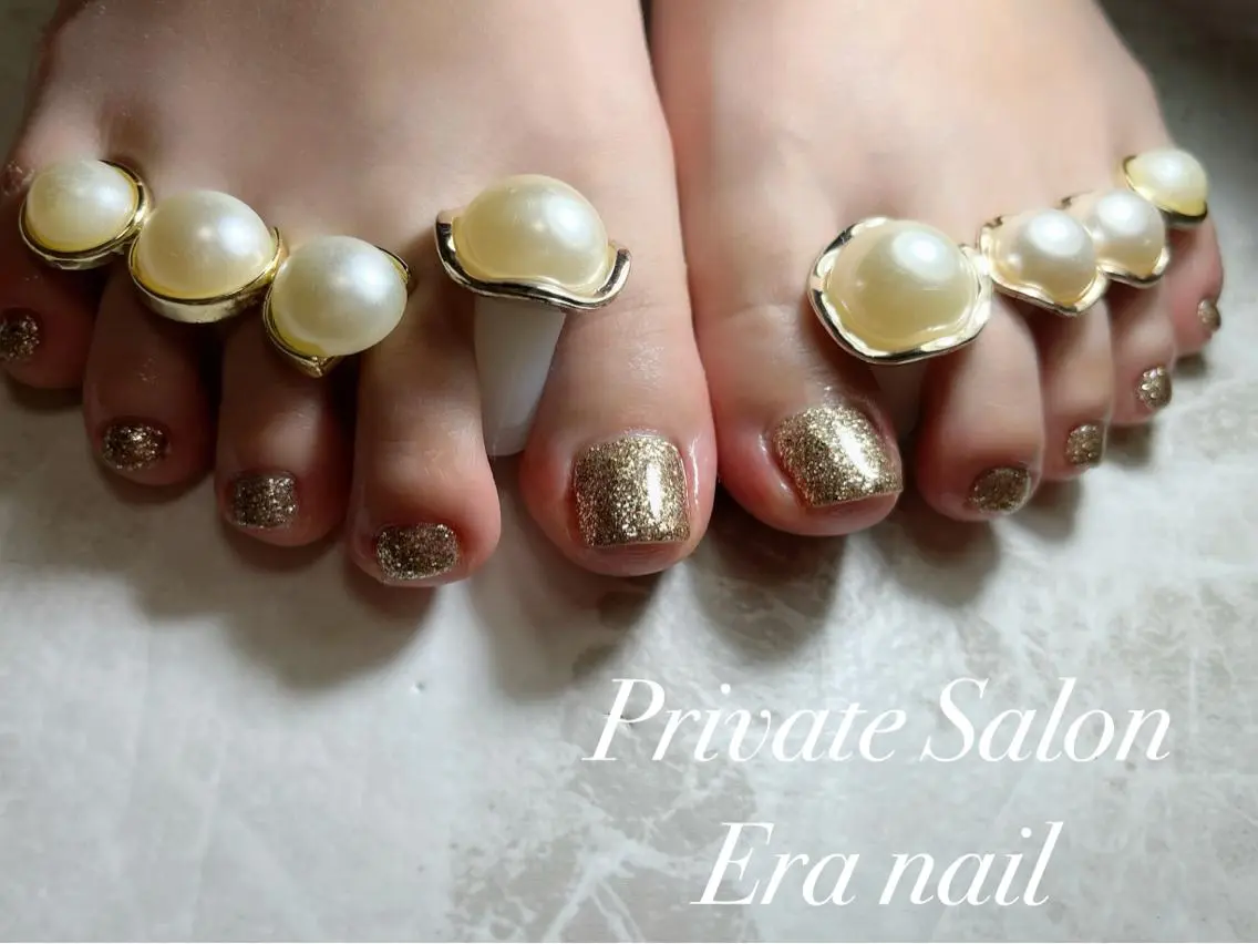 ネイル フットネイル ワンカラーネイル フットネイル Era nailのネイルデザイン