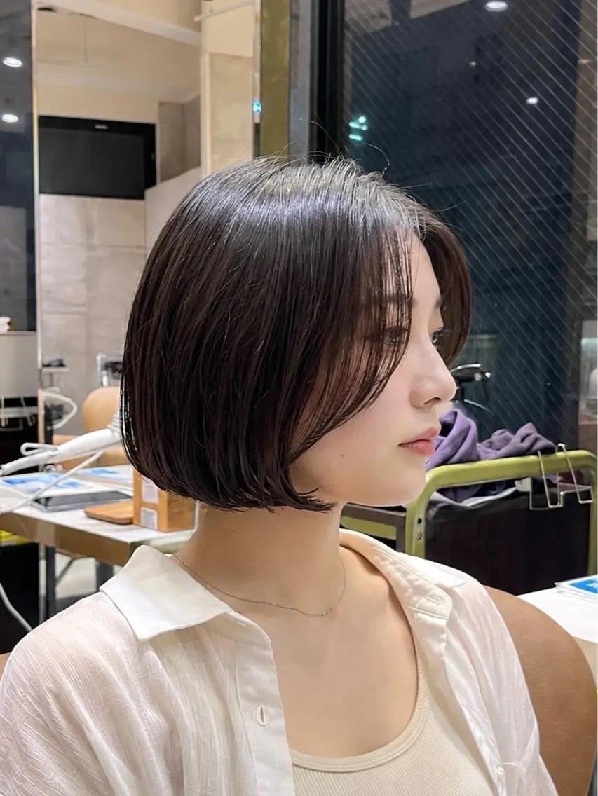 ショート 🍯似合わせ＆小顔 ボブ/みゆ🍯表参道のヘアスタイル