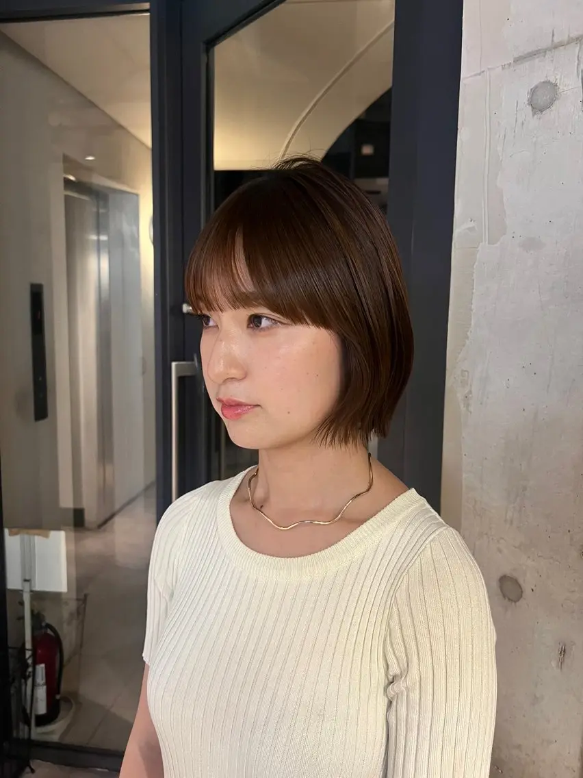 ショート ボブ yuri/中目黒 /レイヤー/ボブのヘアスタイル