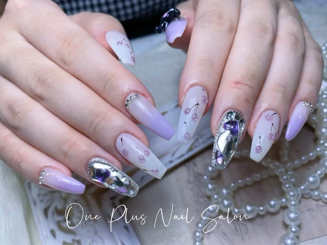 チップ長さだし☆120分持ち込みワンホンネイル15980円の写真