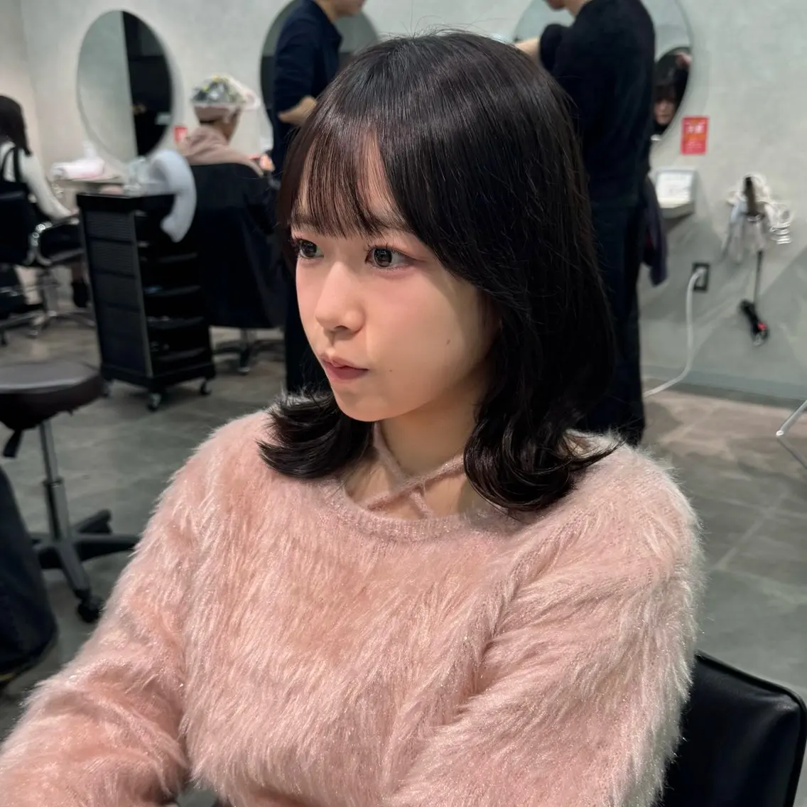 ミディアム カット ヘアカラー 韓国特化🇰🇷千葉 /レイヤーカット竜生のヘアスタイル