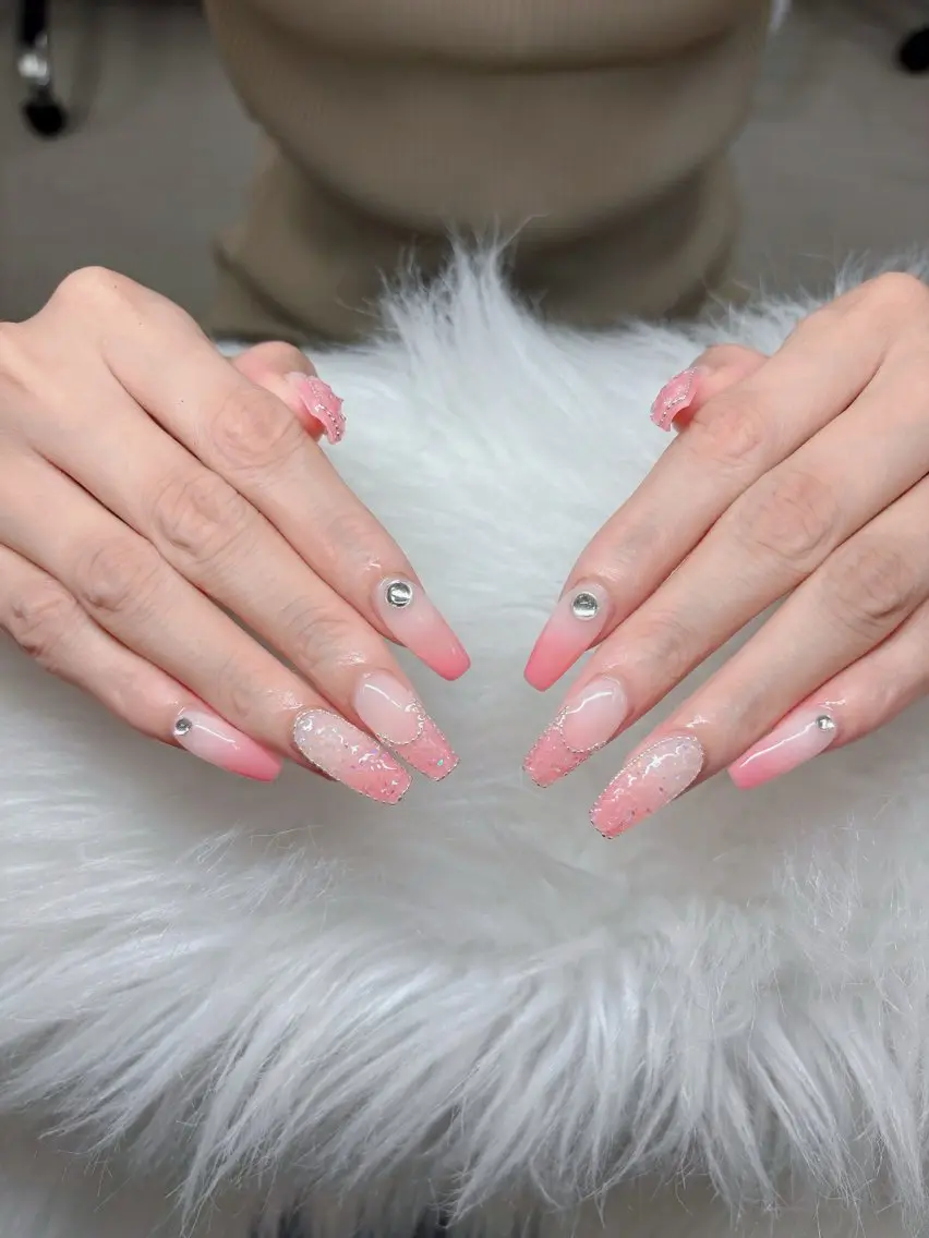 ネイル 韓国ネイル マグネットネイル ワンカラーネイル ネイルチップ Jenn Nail Salonのネイルデザイン