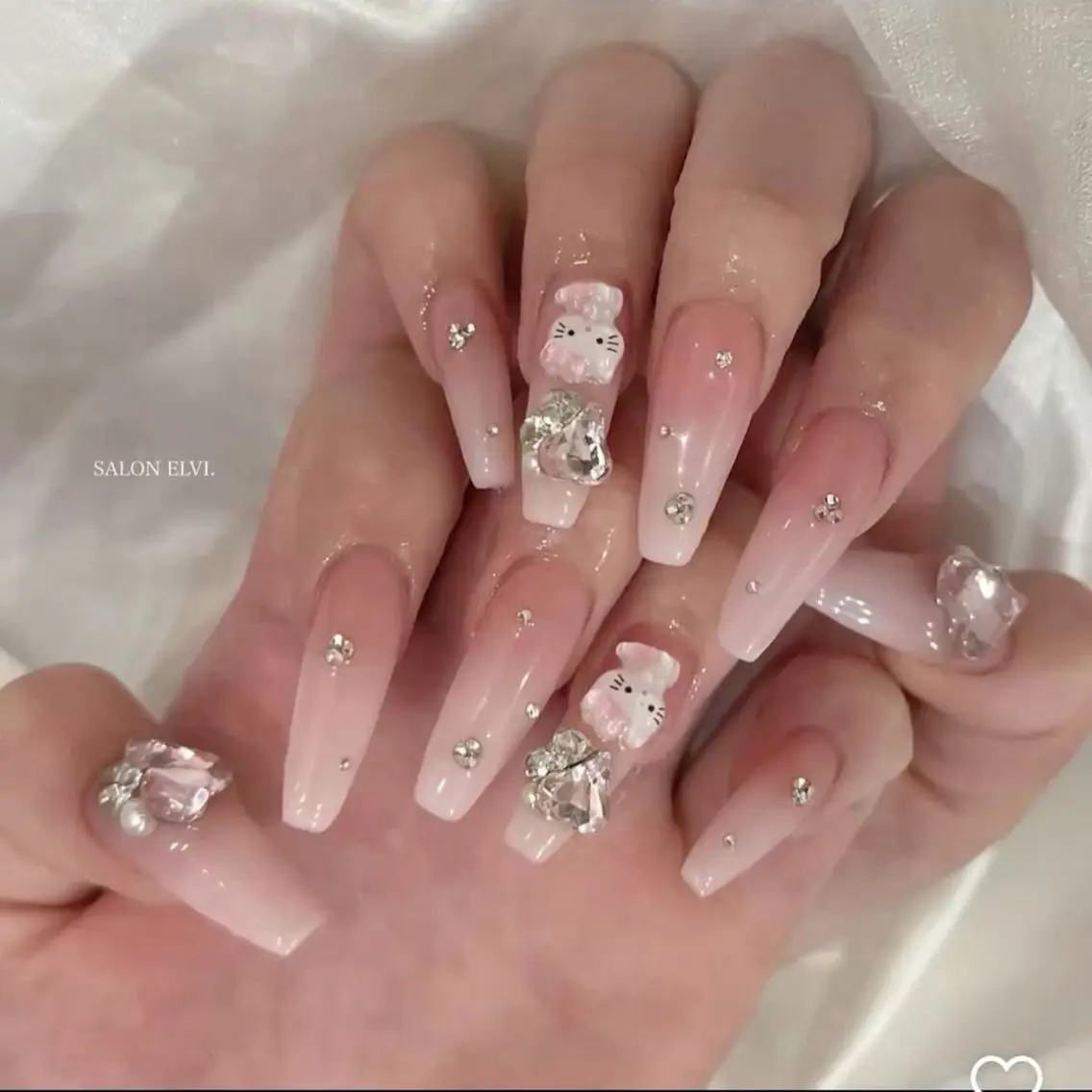 ネイル チークネイル フットネイル フレンチネイル グラデーション 韓国ネイル YUKI NAILのネイルデザイン
