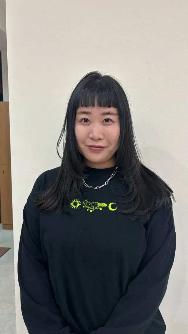 ロング ヘアアレンジ カット トリートメント 能勢 莉里花のヘアスタイル