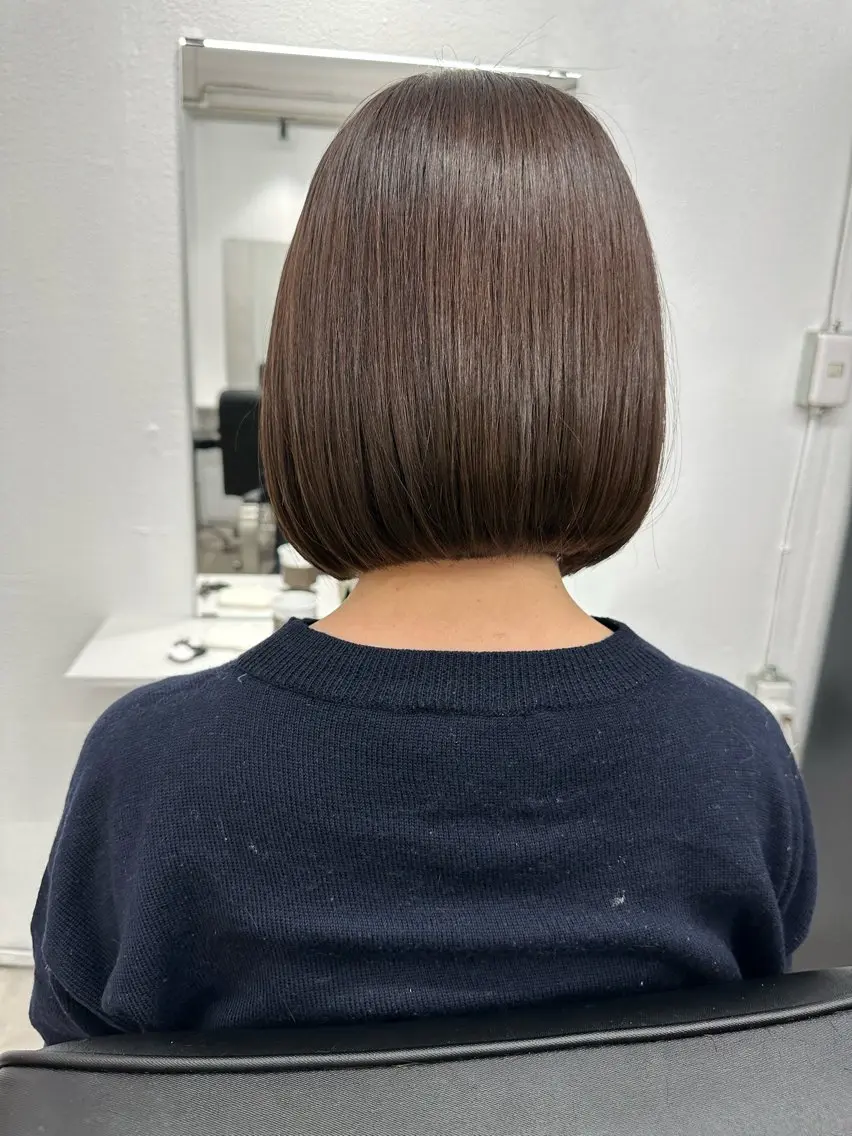 ショート カラー ショートボブ アディクシーカラー バレイヤージュ ブリーチ ケアブリーチ カット ヘアカラー トリートメント JILBLAN京都 ショート/ハイライトのヘアスタイル