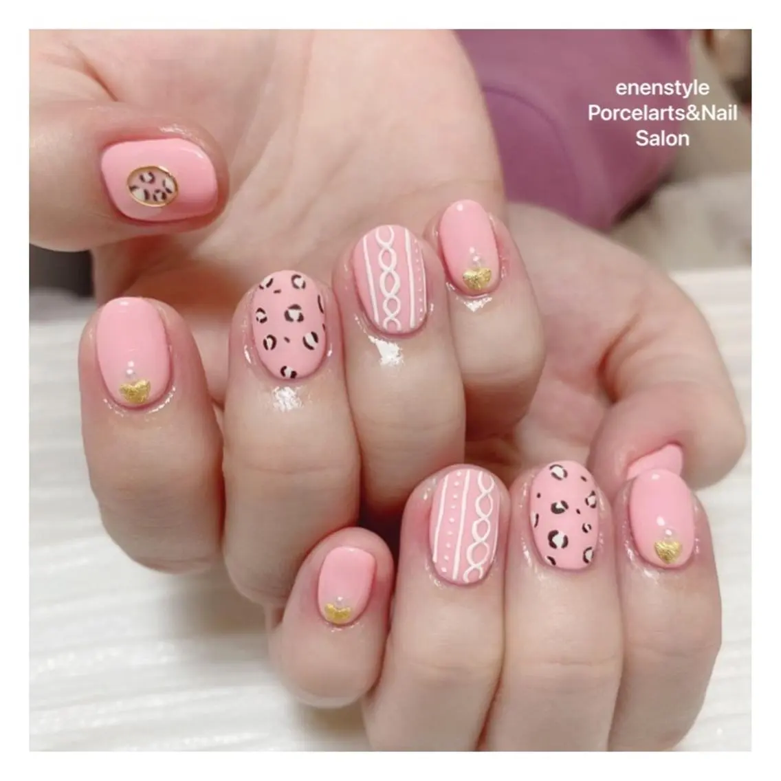 ショート ネイル 🐾enen style 🐾のネイルデザイン