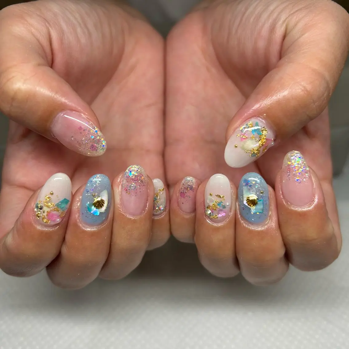 ネイル ハンドネイル 水山 暎華のネイルデザイン