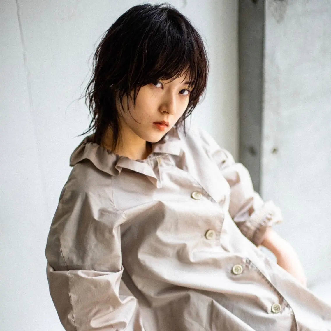 ショート パーマ ショートボブ ショートレイヤー ハンサムショート ベリーショート アッシュ 🌈圧倒的デザイン力 内井省吾のヘアスタイル