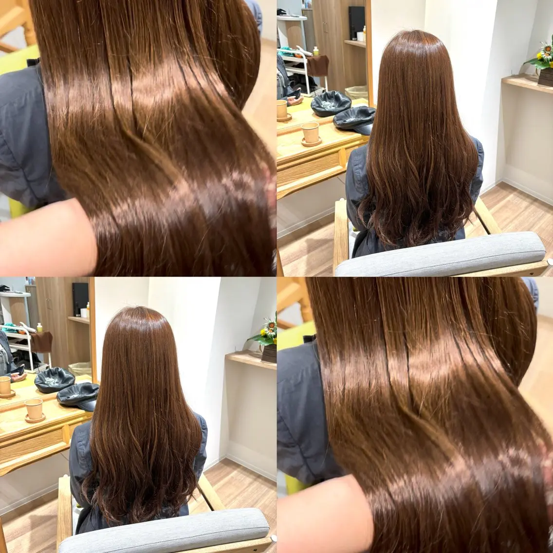 ロング カラー ベージュカラー ヘアカラー トリートメント ヘッドスパ RINNO🌷透明感 カラー/髪質改善のヘアスタイル