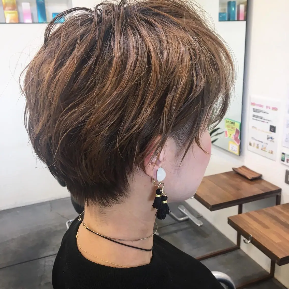 ショート ショートヘア 永見 敏英のヘアスタイル