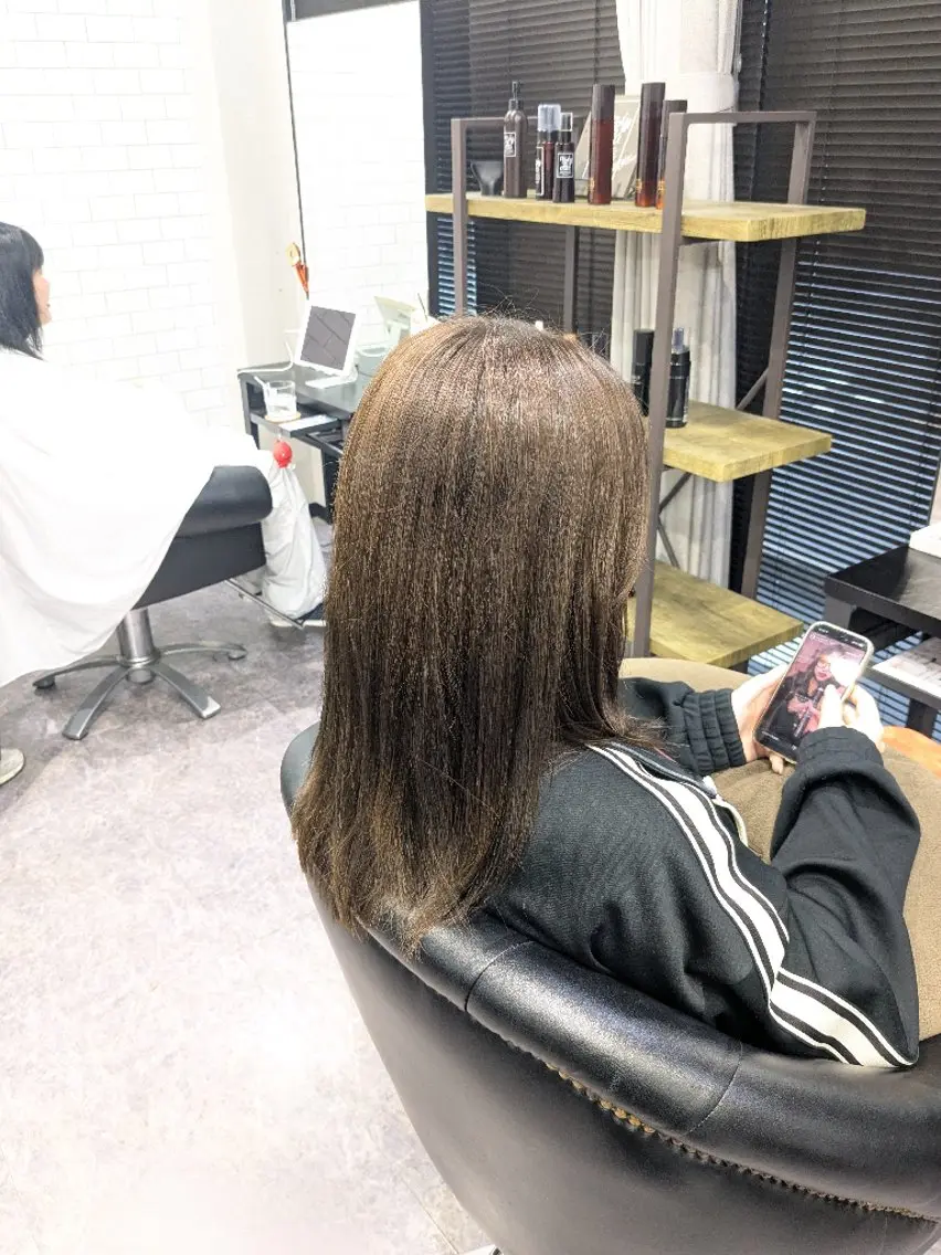 カラー 多田 遥香のヘアスタイル