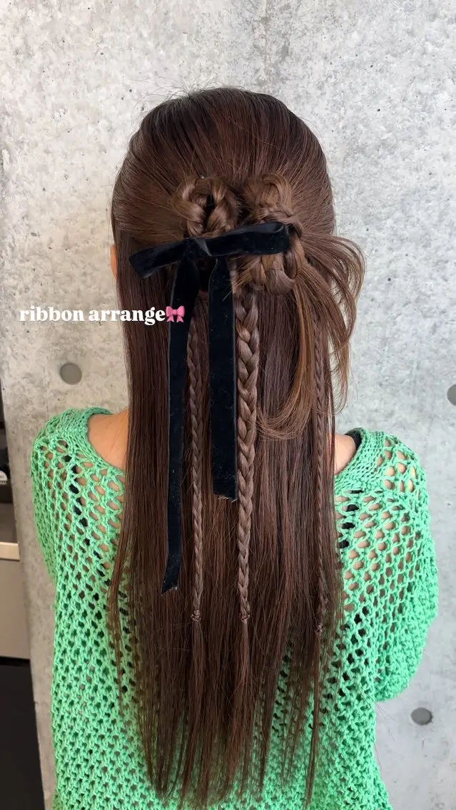 ヘアアレンジ RENA/暖色/ ブリーチなしwカラーのヘアスタイル
