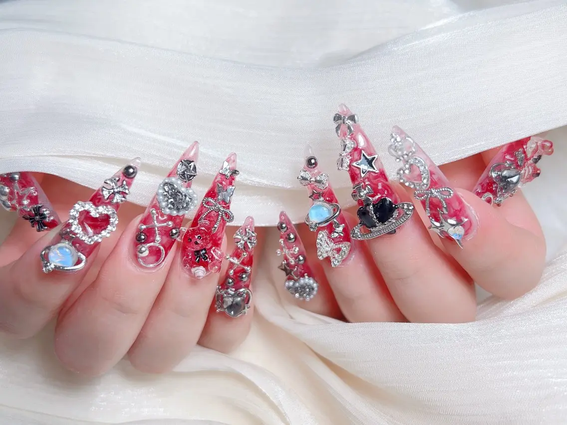 ネイル ハンドネイル M🌷nail 長さだし専門店のネイルデザイン