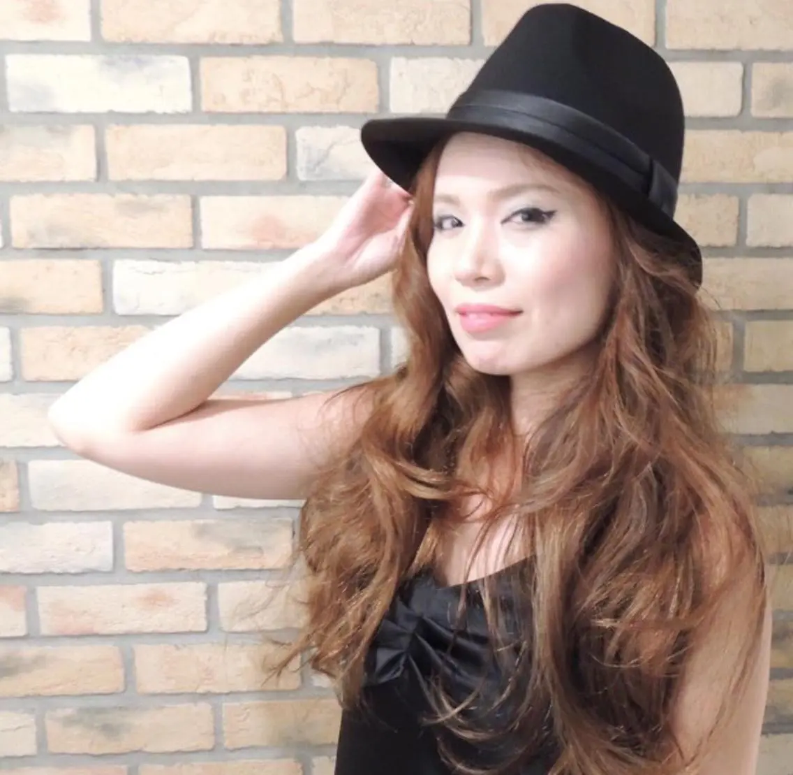 ロング カラー ヘアアレンジ 烏山 達也のヘアスタイル