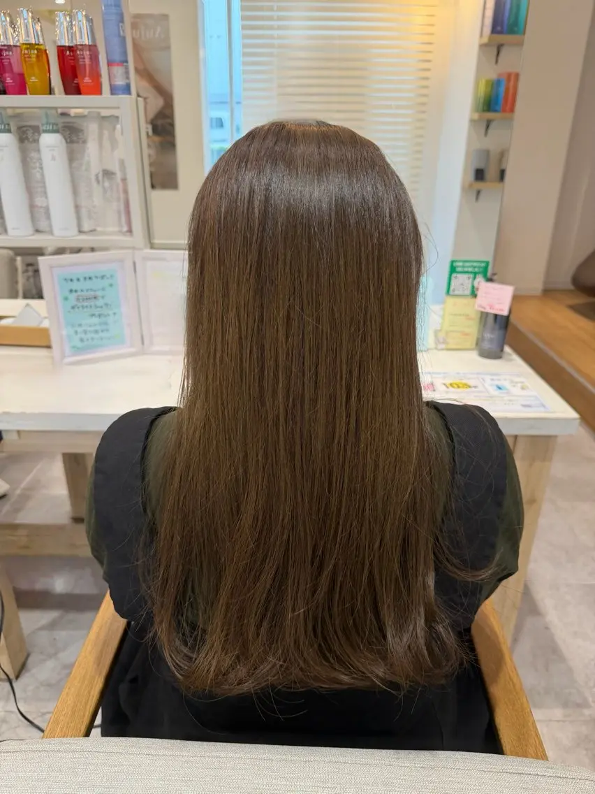 セミロング カラー ヘアカラー トリートメント ヘアセット kana/ frames赤羽のヘアスタイル