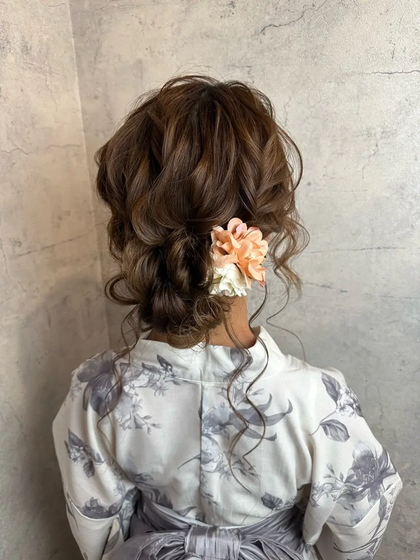 ヘアアレンジ 浴衣 chameleon✨ 🦎小林 美空のその他イメージ