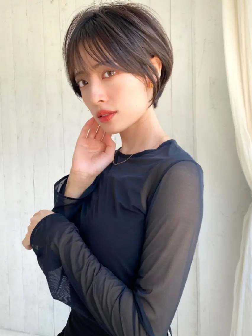 ショート 髪悩み解決ショート ✄山嵜菜織のヘアスタイル
