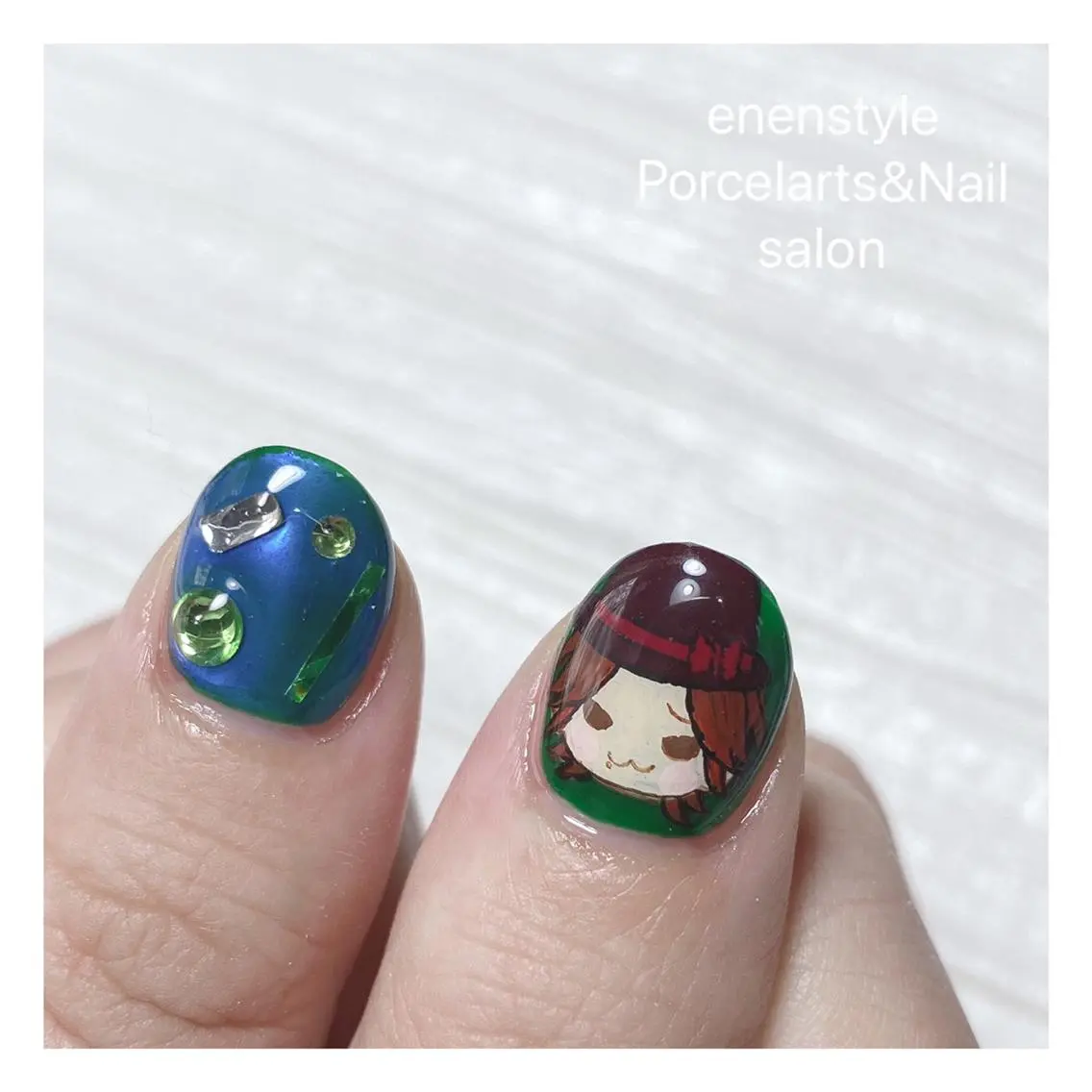 ショート ネイル 🐾enen style 🐾のネイルデザイン
