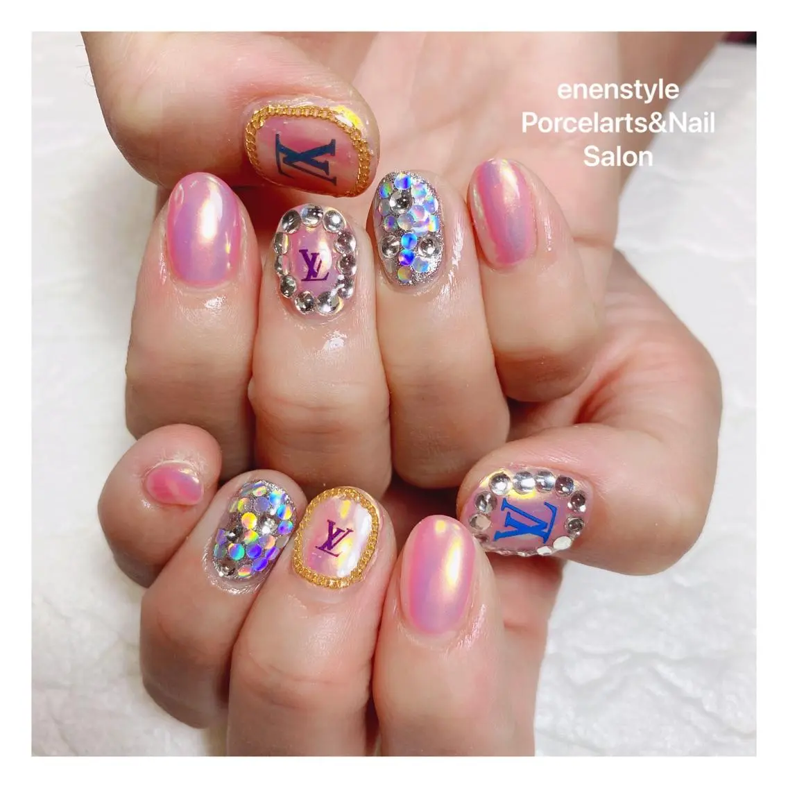 ショート ネイル ハンドネイル 🐾enen style 🐾のネイルデザイン