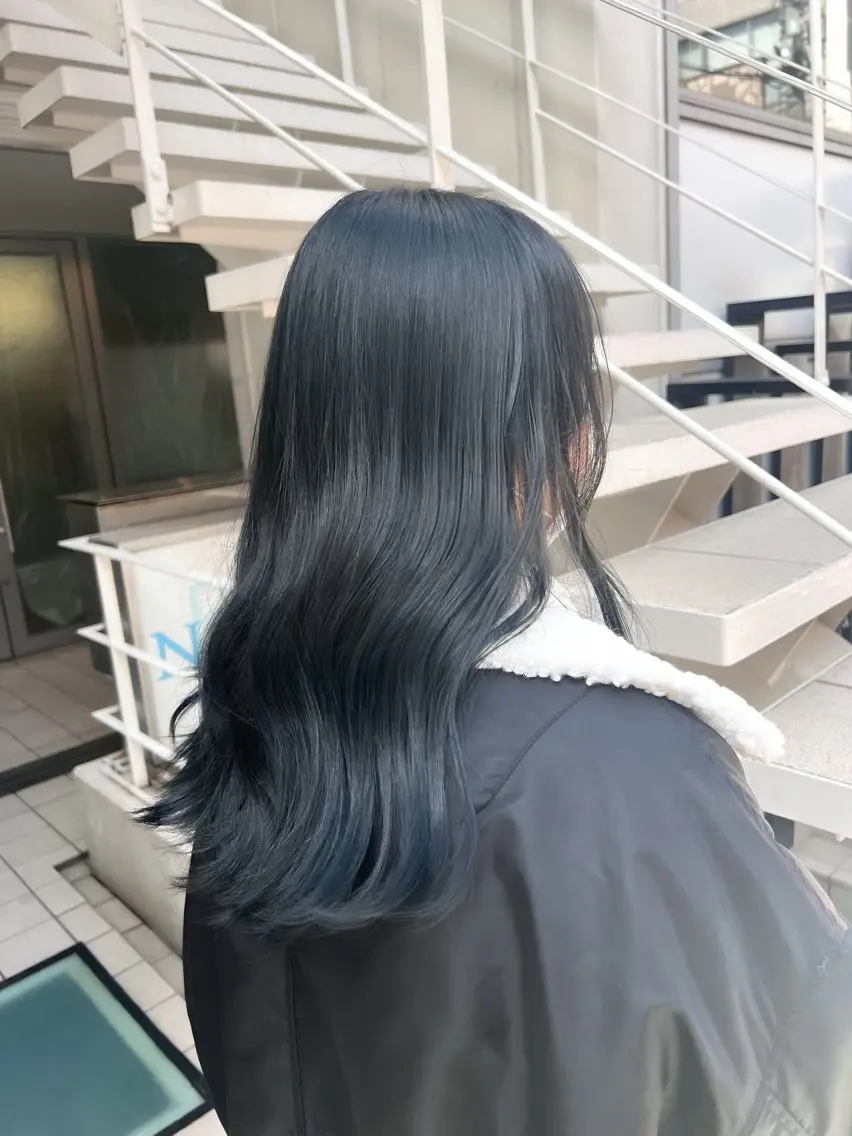 セミロング カラー ブリーチ 透明感カラー ダブルカラー ブリーチなしカラー ヘアカラー トリートメント ブリーチなし/カラー 専門店ASOBIのヘアスタイル